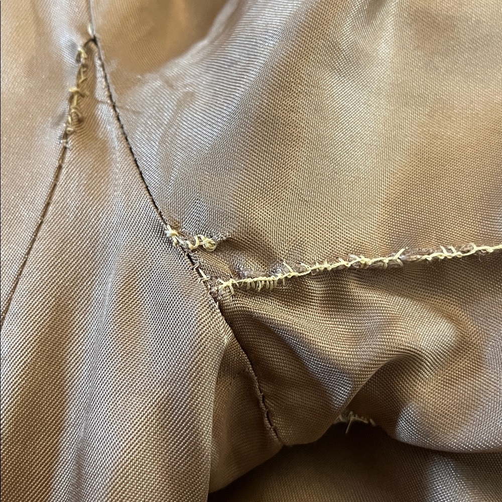 Vintage Chaiken Wool Tan/Camel Maxi Modern Classic Style Coat Size 2 - Picture 11 of 17